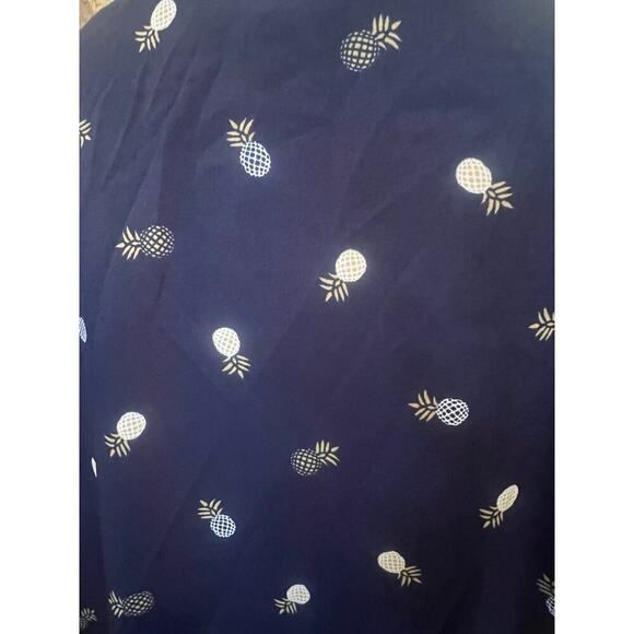 HINT OF BLUSH BUTTON UP PINEAPPLE SHIRTDRESS PLUS SIZE WOMENS SIZE 2X - Picture 7 of 8